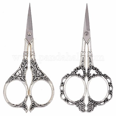 Wholesale SUNNYCLUE 2Pcs Small Sewing Embroidery Scissors Detail