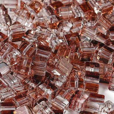 Spray bemalte Glasperlen&nbsp;SEED-A034-01I-1