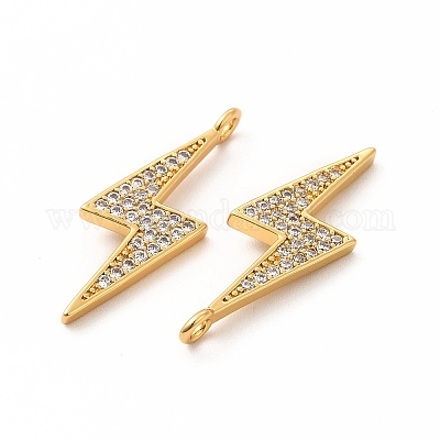 Стойки обшивки латунь микро проложить Циркон подвеску KK-K165-18G-1