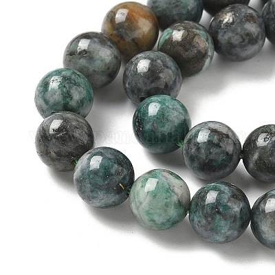 Пряди натуральных диоптазных бусин G-D302-02-8mm-1