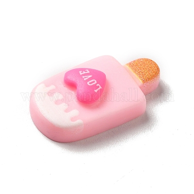 Кабошоны из непрозрачной смолы с мультяшной закуской X1-RESI-K019-47-1