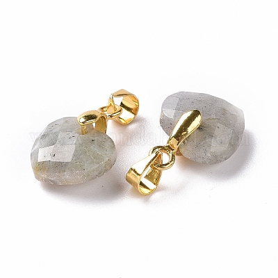 Природные подвески лабрадорита G-C023-07K-1