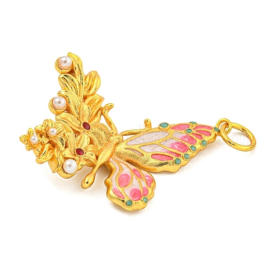 Подвески из латуни с эмалью в стойку KK-Z054-4G-01-1