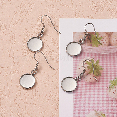 Серьга нержавеющей стали крючки STAS-TA0004-02A-1