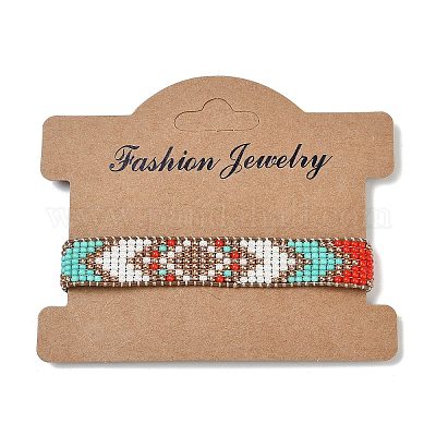 Браслеты ручной работы из стеклянных бусин в стиле бохо для мужчин и женщин KS7807-1