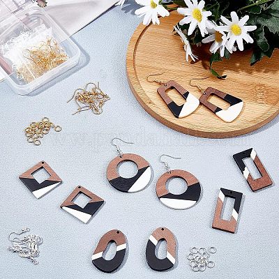 Наборы для изготовления сережек с подвесками своими руками DIY-OC0006-20-1