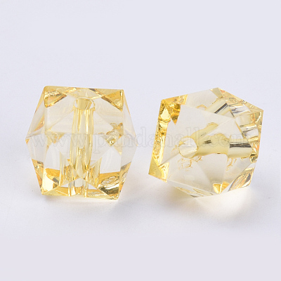 Прозрачные акриловые бусины TACR-Q259-8mm-V16-1