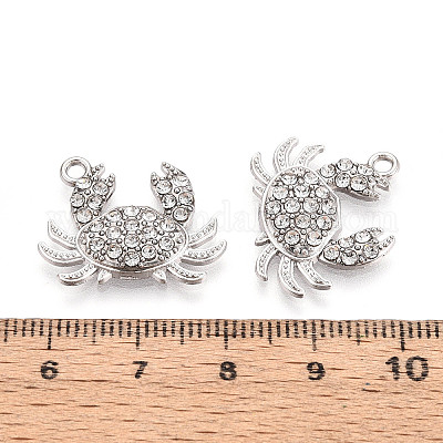 Подвески из сплава и страза FIND-N008-02P-1