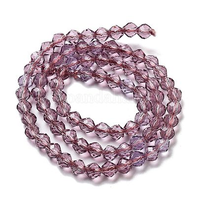 Прозрачные стеклянные бусины GLAA-A014-03K-1