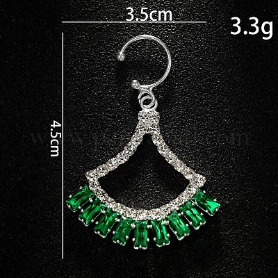 Кольца-манжеты для губ с подвесками из латуни FS-WGF1CAD-02-1