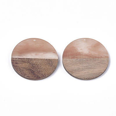 Wholesale Resin & Walnut Wood Pendants 