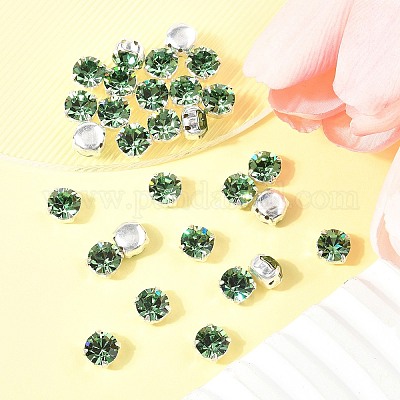 Preciosa® maxima crystal в пришивной чашке X-PRC-SS39-50010-S-1