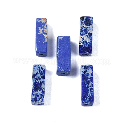 Натуральные бусины из императорской яшмы G-G137-01F-1