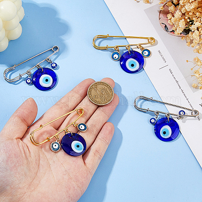 6 шт. английские булавки из нержавеющей стали JEWB-FH00013-1