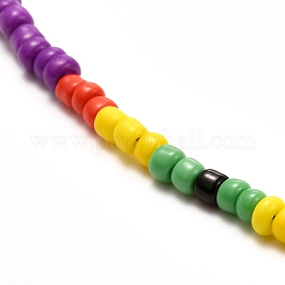 Стекла семян бисера ожерелья NJEW-JN03646-1