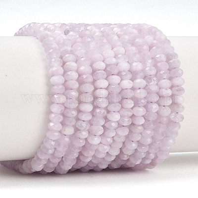 Природные кунцит бисер нитей&nbsp;G-B175-A12-2x4mm-1