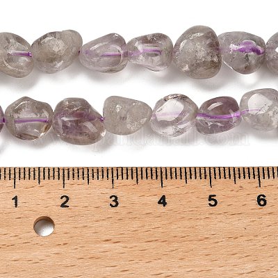 Натуральный фиолетовый лодолит кварцевый бисер пряди G-P497-01E-39A-1