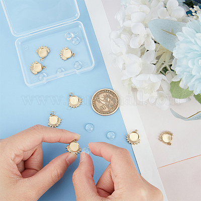 8 шт. подвеска-кабошон из нержавеющей стали 304 DIY-UN0055-93-1