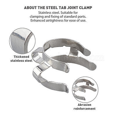Зажимы из углеродистой стали AJEW-OC0001-71P-1