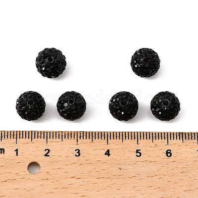 Бусины с класс А стразами RB-B026-10-1