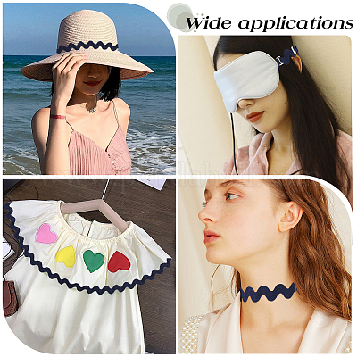 Лента из полиэстерового волнистого кружева&nbsp;OCOR-GF0004-36B-26-1