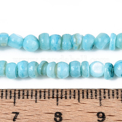 Натуральные пресноводные окрашенные бусы из ракушек SHEL-T020-29A-02-1