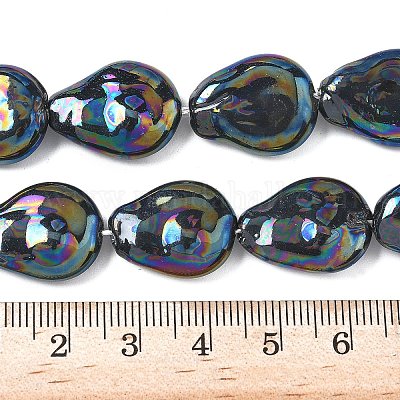 Гальванизированное непрозрачное стекло имитация жемчужных нитей EGLA-D302-02D-1