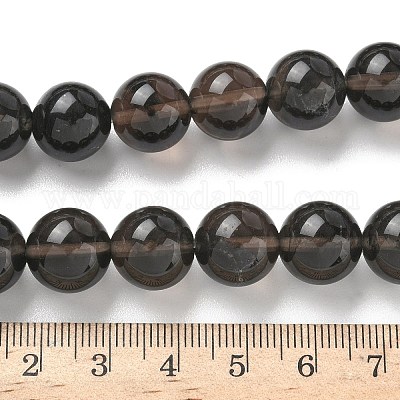 Натуральные ледяные обсидиановые бусинки G-P590-A03-12mm-02-1