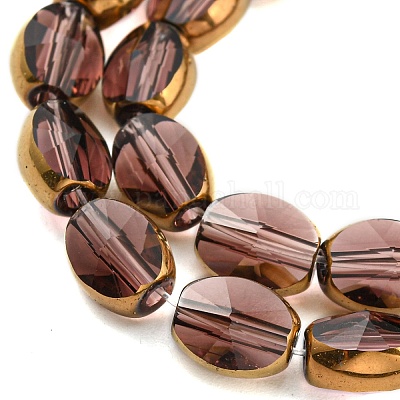 Гальванизируйте прозрачное стекло бисер нитей EGLA-G037-03A-HP05-1