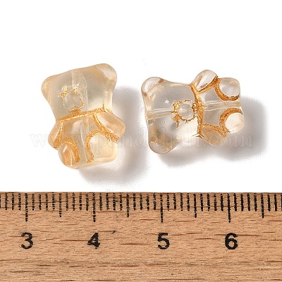 Прозрачные бусины лэмпворк LAMP-P065-06A-06-1