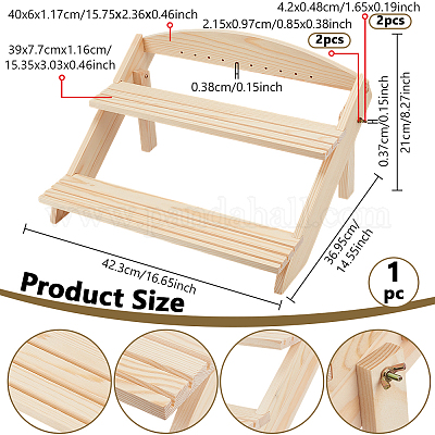Деревянные стойки дисплея ODIS-WH0038-146D-1