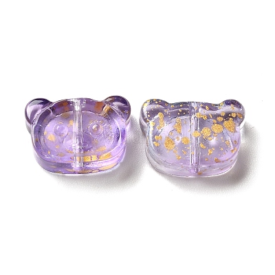 Прозрачные стеклянные бусины GLAA-O023-02-1