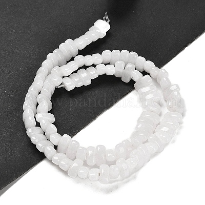 Бусины из натурального белого нефрита G-Q167-B01-01-1