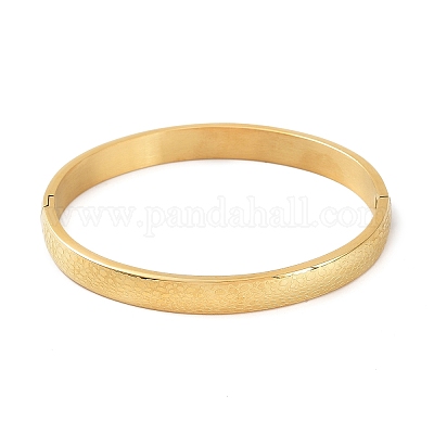 Ионное покрытие (ip) текстурированные браслеты из нержавеющей стали 304 BJEW-F464-13G-1