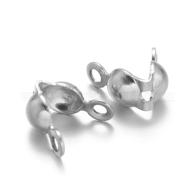 Наконечники бусин из нержавеющей стали марки 304 STAS-M213-09-1