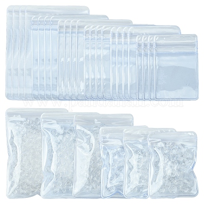 60 шт. 6 стиля прямоугольные ПВХ пакеты с застежкой-молнией OPP-FS0001-17-1