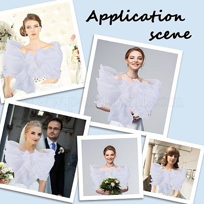 Шифоновая шаль&nbsp;AJEW-WH20054-037C-1