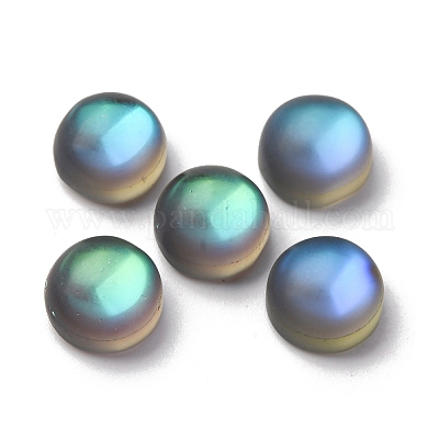 Синтетические кабошоны из лунного камня G-U027-04B-02-1