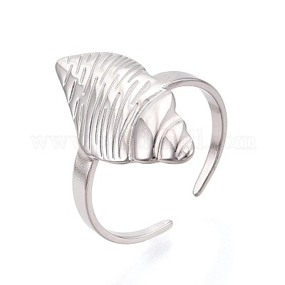 Регулируемые манжеты из нержавеющей стали 304 с открытыми кольцами для женщин RJEW-N052-23P-1