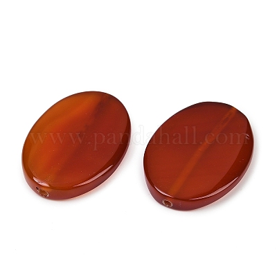 Натуральные бусины из сердолика (окрашенные и нагретые) G-S393-08-1