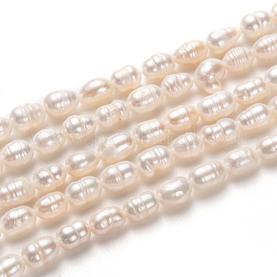 Нити из натурального культивированного пресноводного жемчуга PEAR-J005-60-1