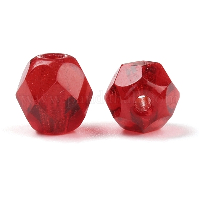 Perles de verre tchèques polies au feu&nbsp;LAMP-O017-151-R1M6-1
