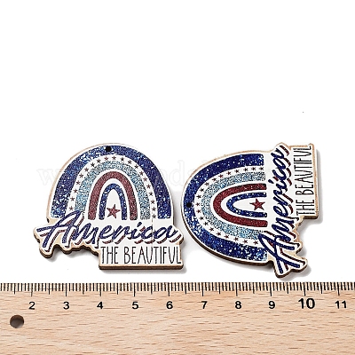 Большие деревянные подвески WOOD-D028-01C-1