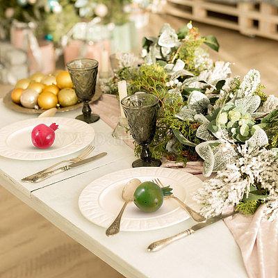 20шт 2 цвета мини-пенопластовые имитации гранатов AJEW-CA0004-33-1