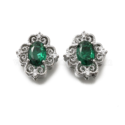 Латунные стеклянные бусины KK-M318-46P-1