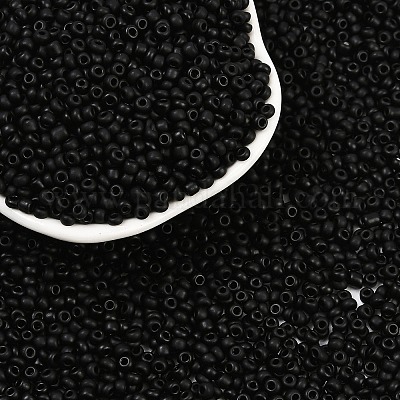 Матовое непрозрачное стекло бисер SEED-R029-3mm-A07-1