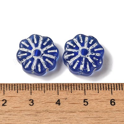 Прозрачные бусины лэмпворк&nbsp;LAMP-P065-03A-08-1