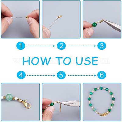 Наконечники бусин из нержавеющей стали 304 STAS-R063-19-G-1