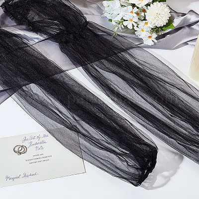 Съемные рукава-фонарики из органзы AJEW-WH0270-359B-1