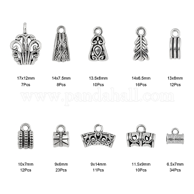 Поручни из цинкового сплава в тибетском стиле FIND-FS0001-13AS-1